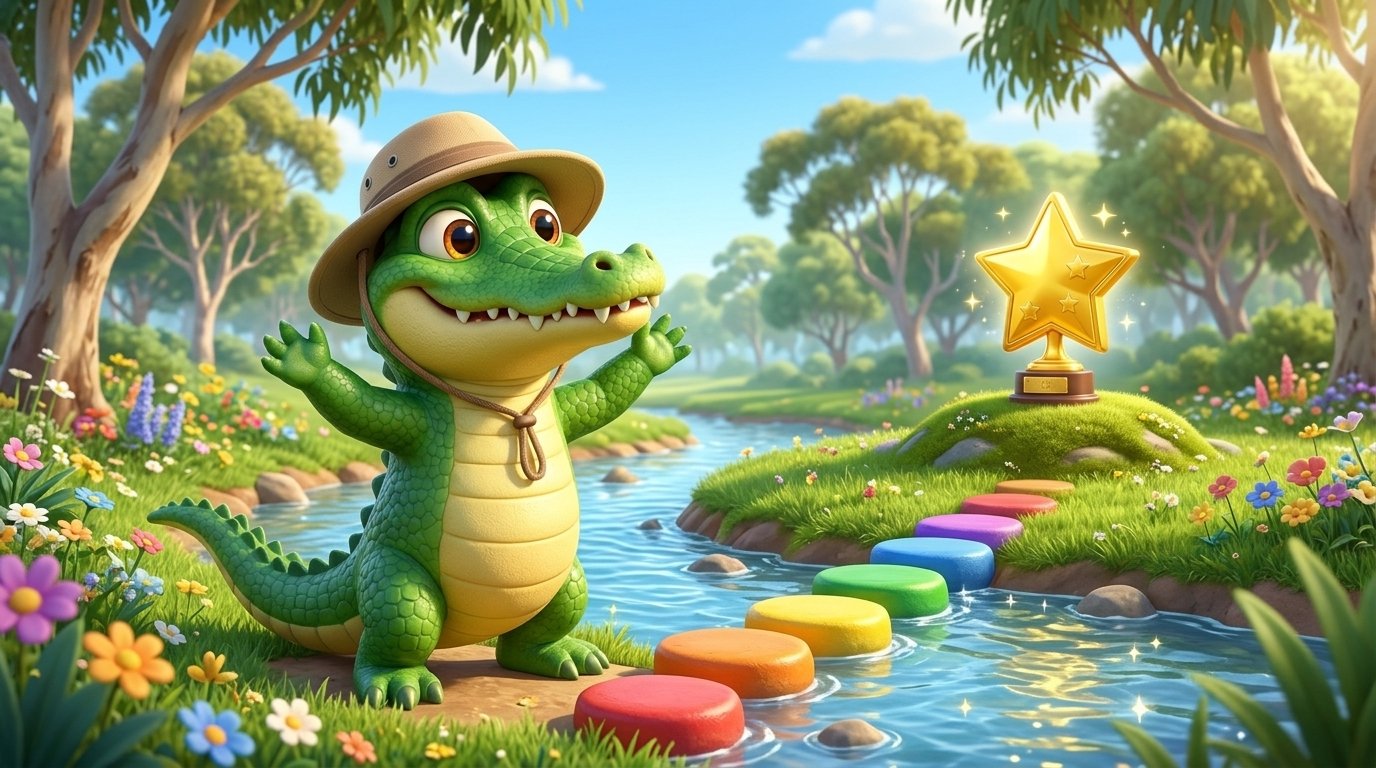 Coco's Stepping Stones - Free toddler learning game Australia